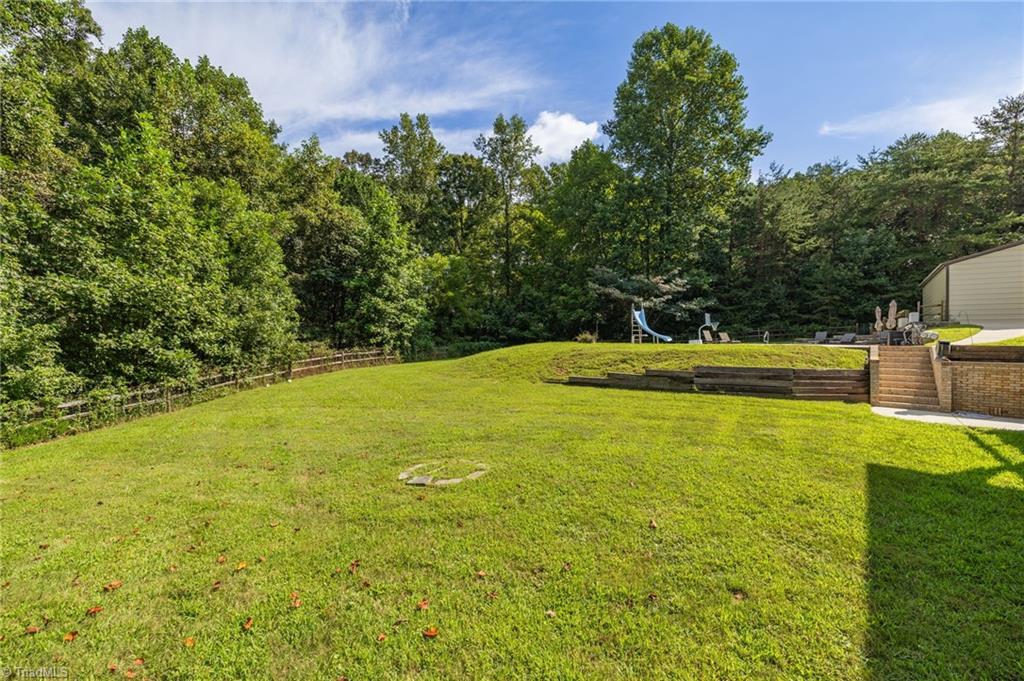 9127 County Line Road Kernersville, NC 27284 - Photo 41 of 49 Fenced Back Yard View