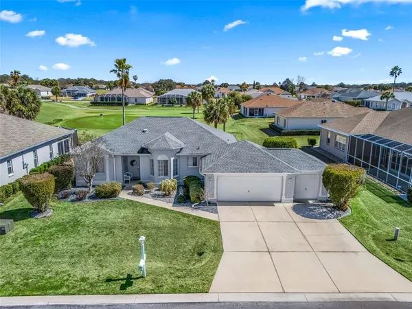 a house view with a garden space
