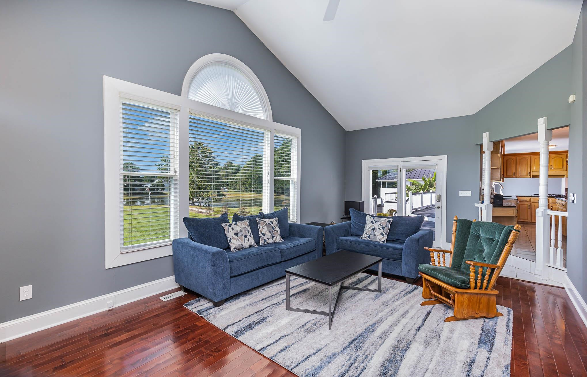 3591 Zacks Mill Road Angier, NC 27501 - Photo 11 of 44 a living room with furniture and a large window
