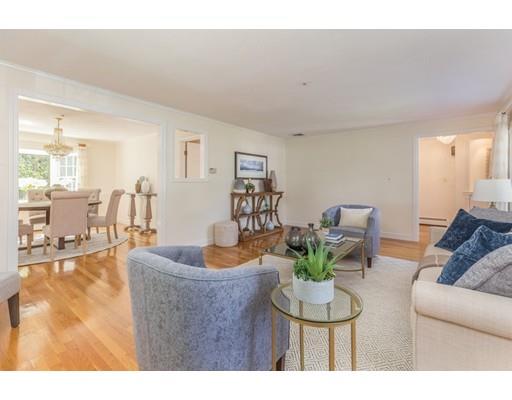 25 Twitchell Street Wellesley, MA 02482 - Photo 3 of 23 a living room with furniture and a dining table