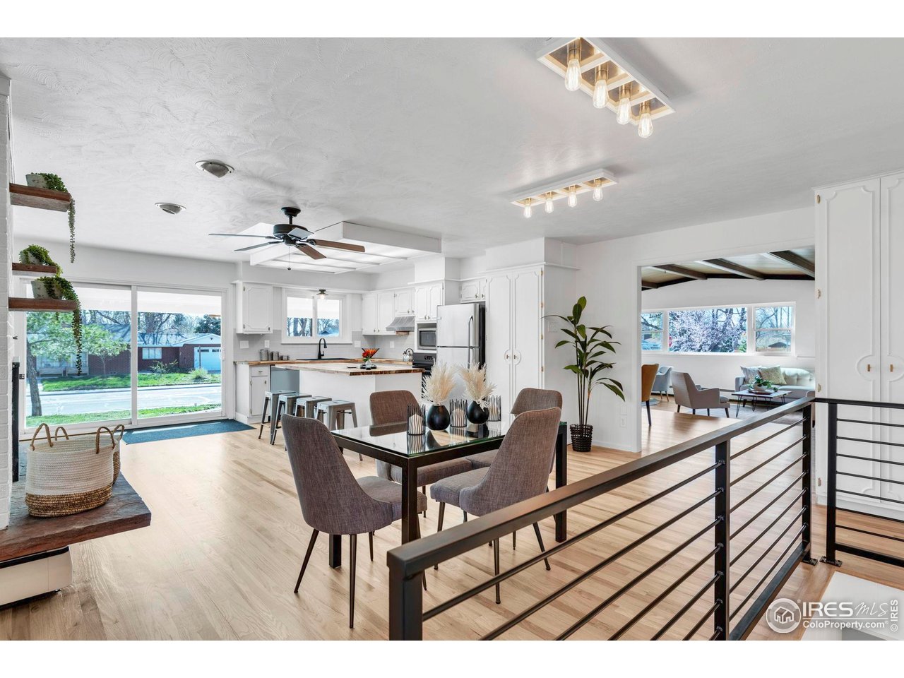 3205 19th Street Boulder, CO 80304 - Photo 3 of 40 Modern railings and stunning new hardwood floors