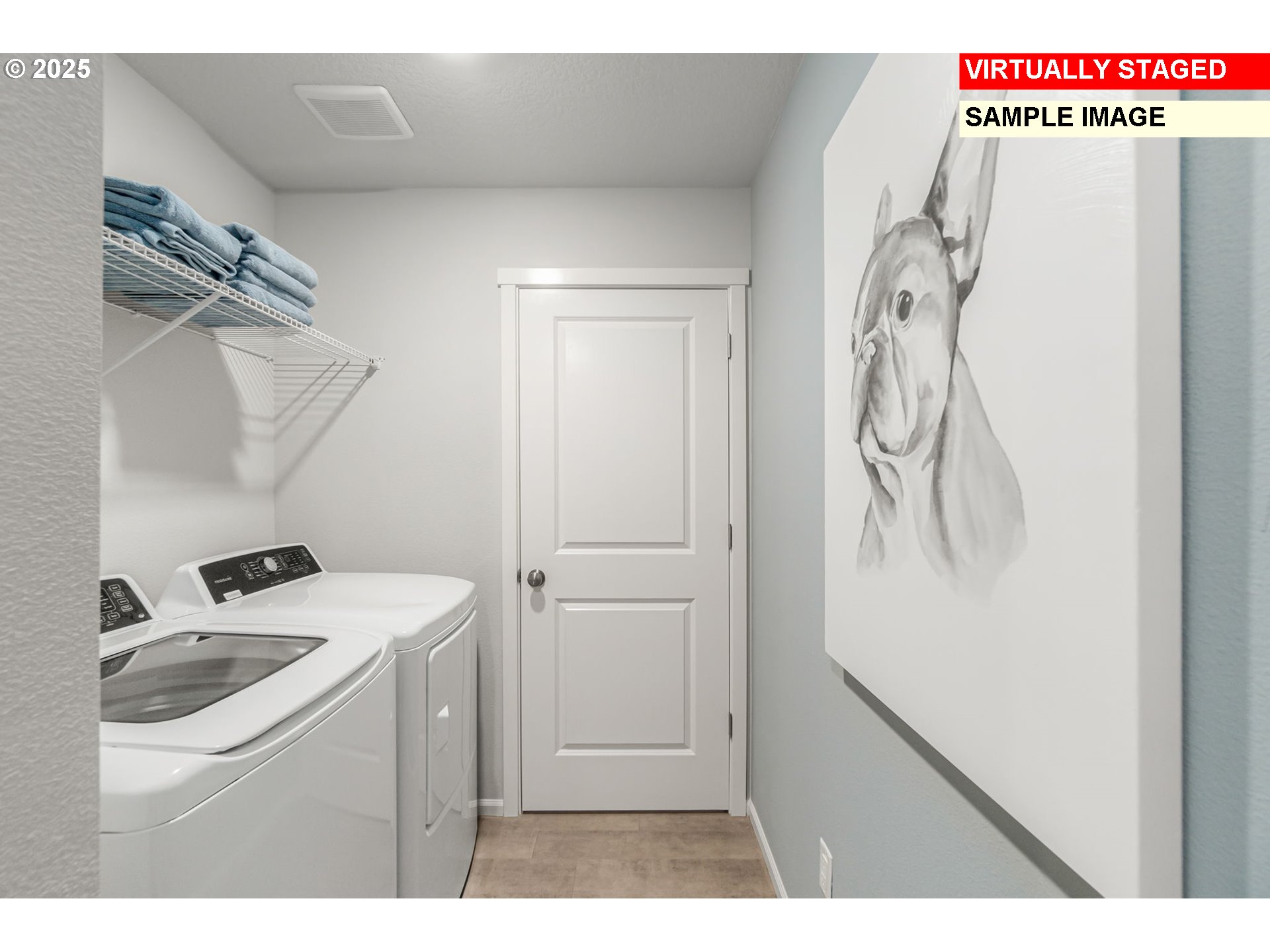 1074 Clemson Street Gervais, OR 97026 - Photo 18 of 18 a utility room with dryer and washer