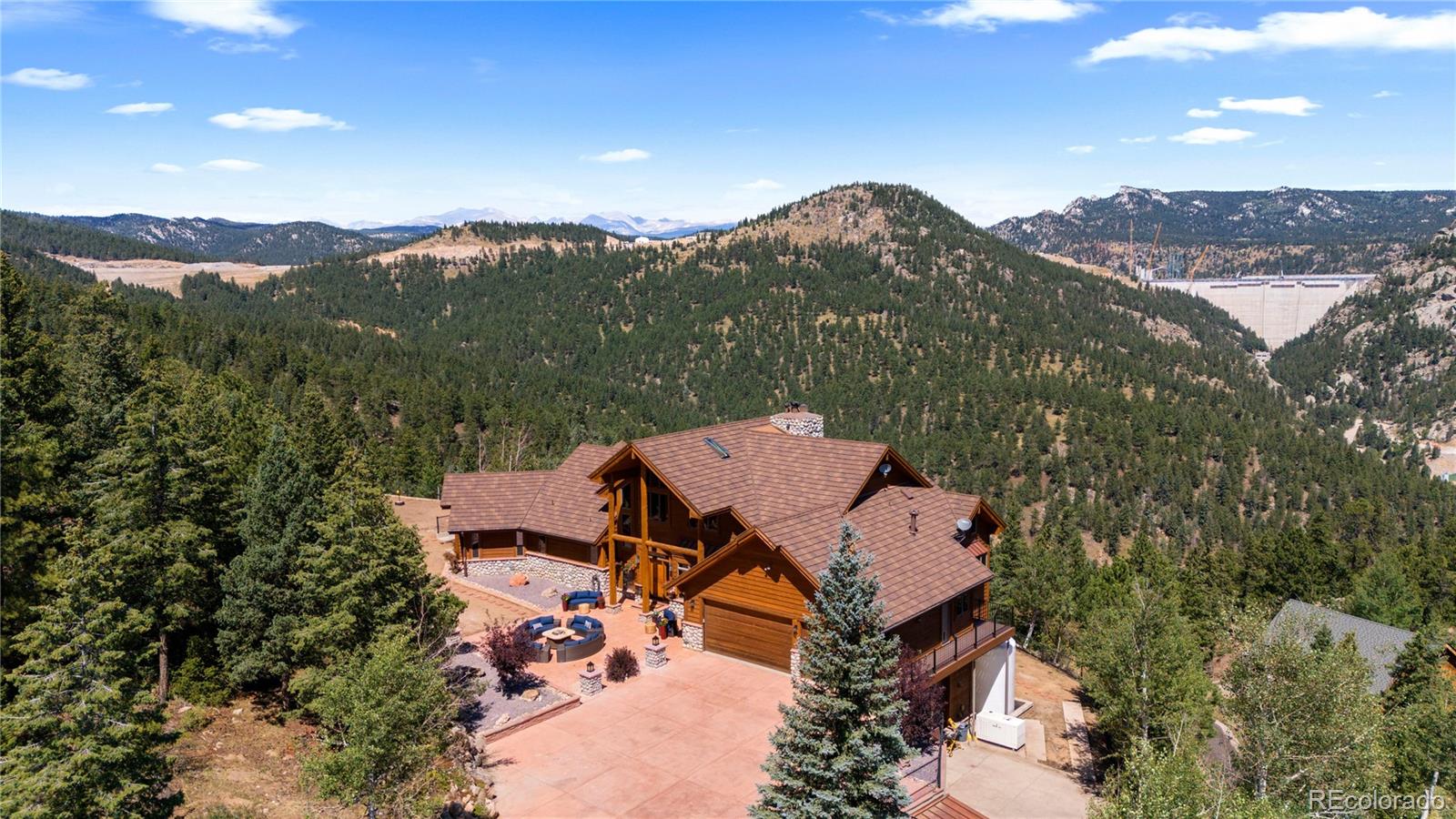 2489 Gross Dam Road Golden, CO 80403 - Photo 41 of 47 an aerial view of a house