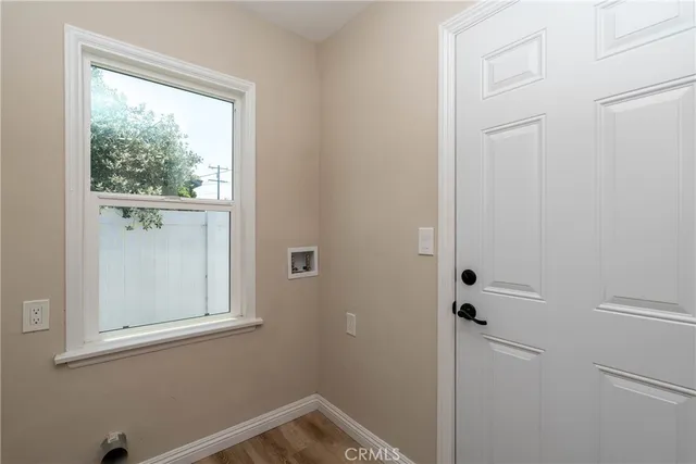 a view of front door