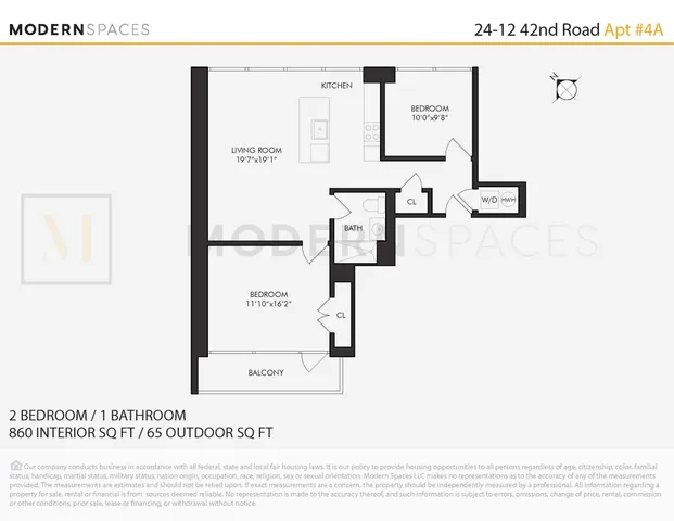 $1,225,000 | 24-12 42nd Road, Unit 4A | Long Island City