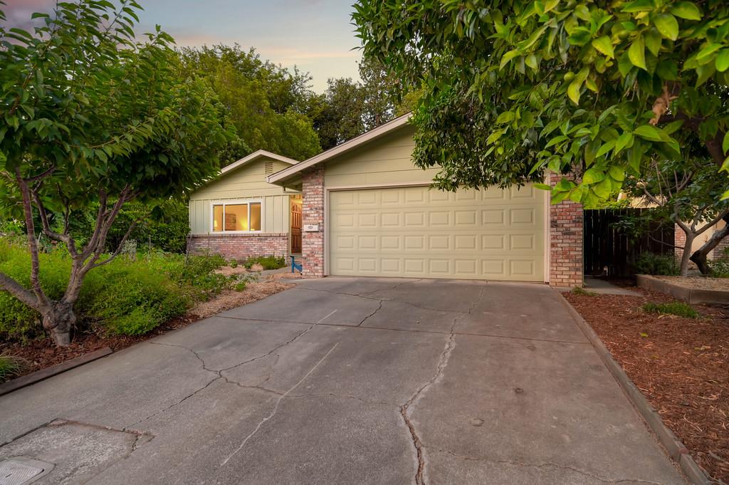 a view of outdoor space and yard