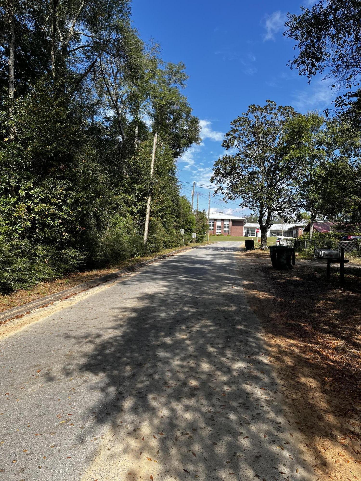 1 Hill Street DeFuniak Springs, FL 32435 - Photo 2 of 3 a view of road with large trees