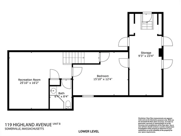 $5,850 | 119 Highland Avenue, Unit B, Somerville, MA 02143