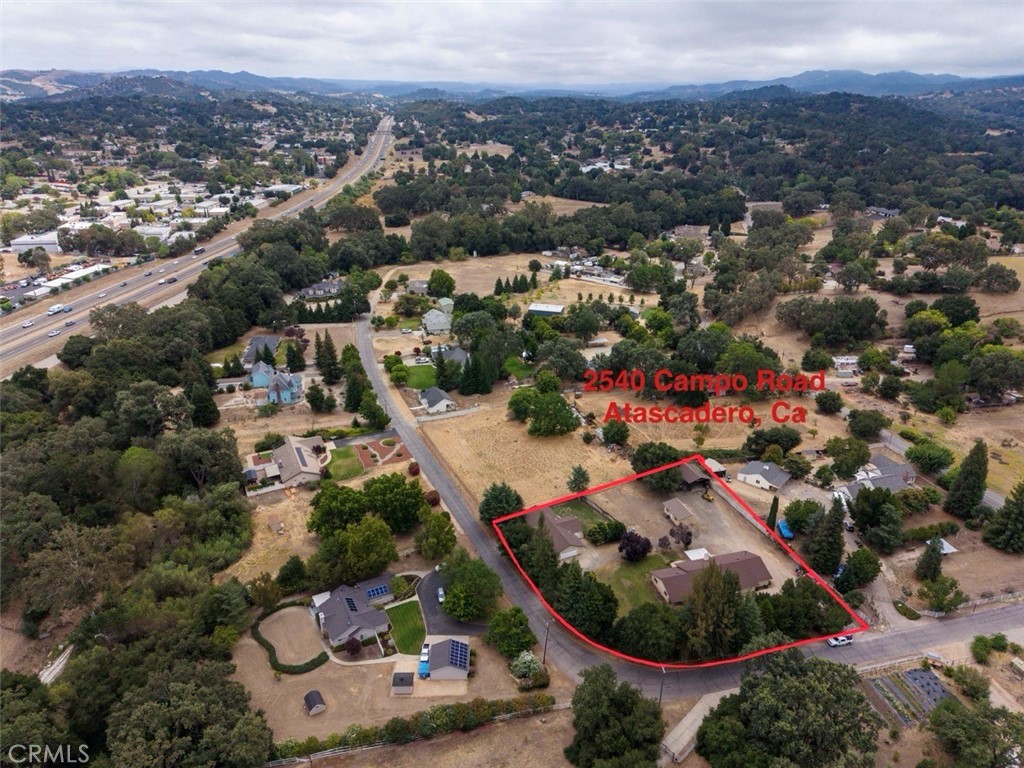 2540 Campo Road Atascadero, CA 93422 - Photo 71 of 75 Red boundary lines are approximate