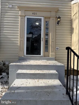 a view of a entryway door front of house