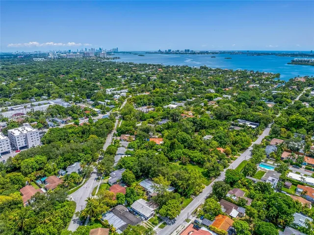 a view of city and mountain