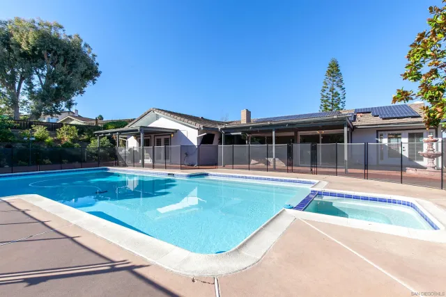 a view of a house with pool