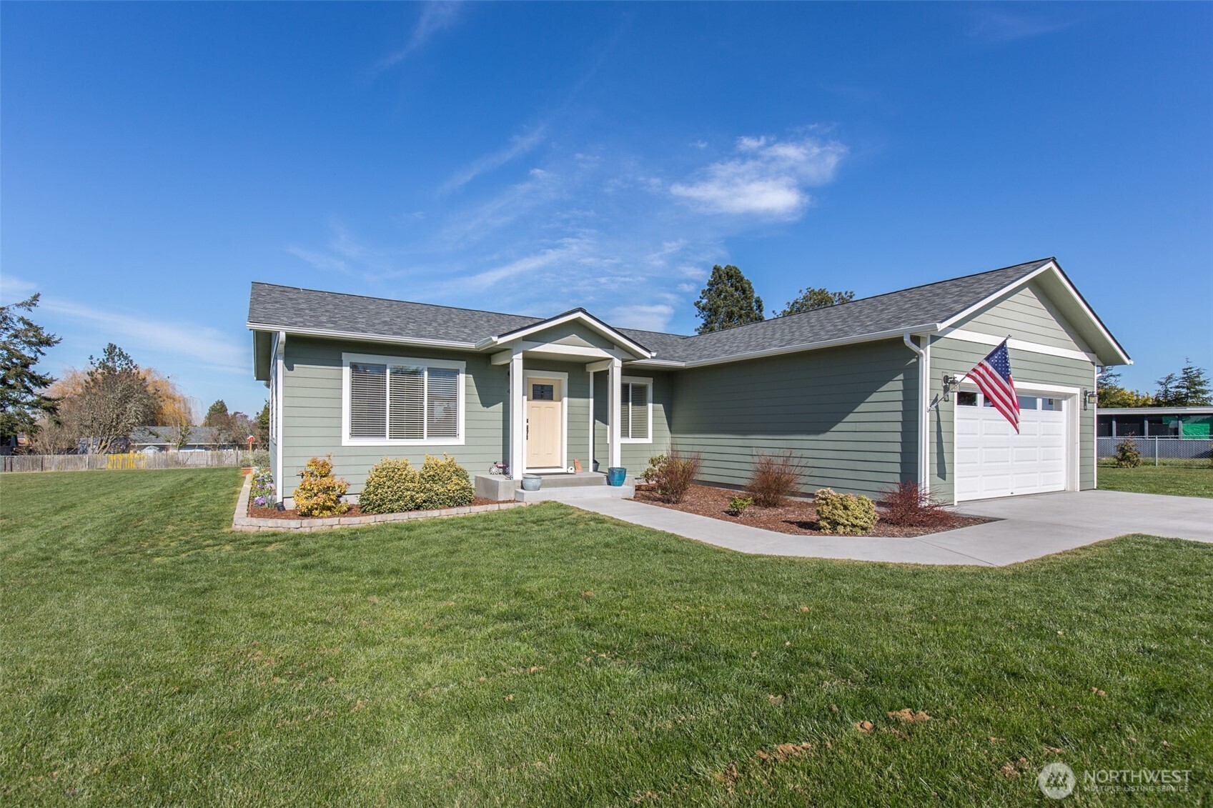41 Victoria View Street Sequim, WA 98382 - Photo 1 of 40 a front view of house with a garden and patio