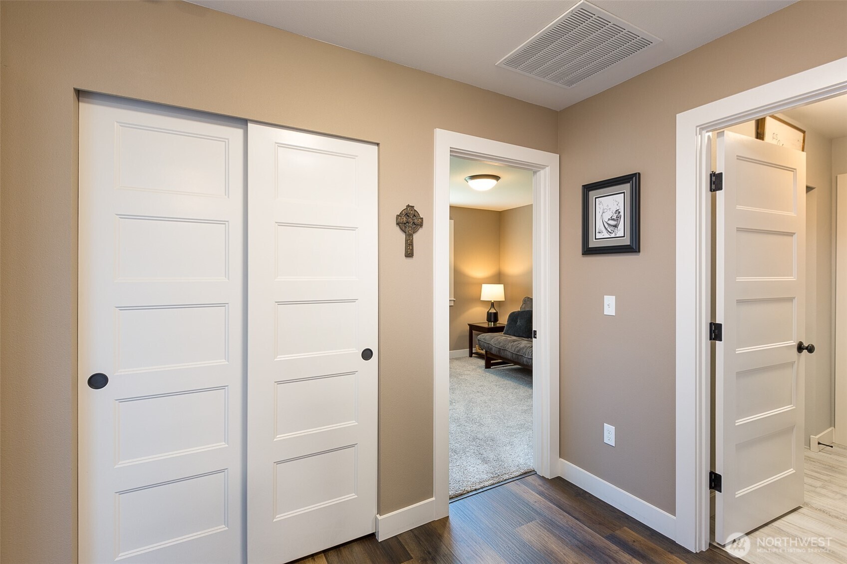 41 Victoria View Street Sequim, WA 98382 - Photo 16 of 40 a view of a bathroom from a hallway