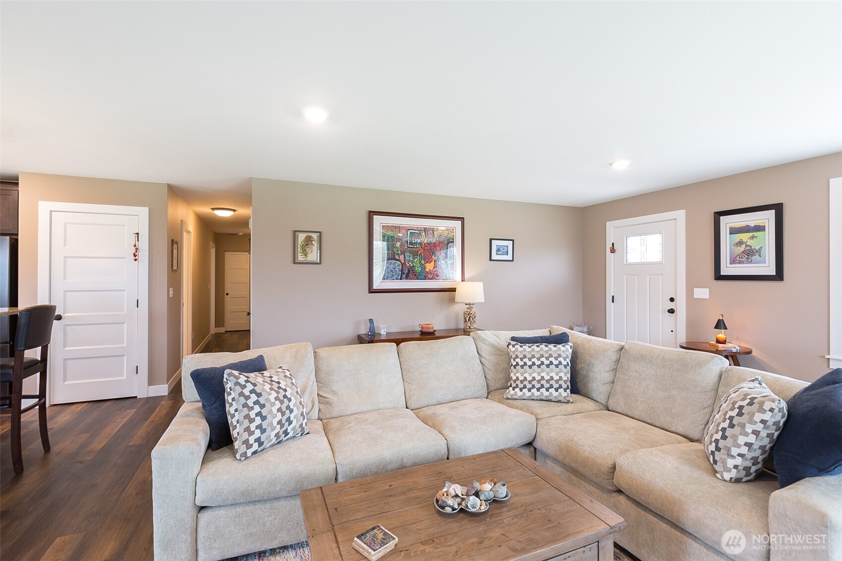 41 Victoria View Street Sequim, WA 98382 - Photo 4 of 40 a living room with furniture a couch and wooden floor
