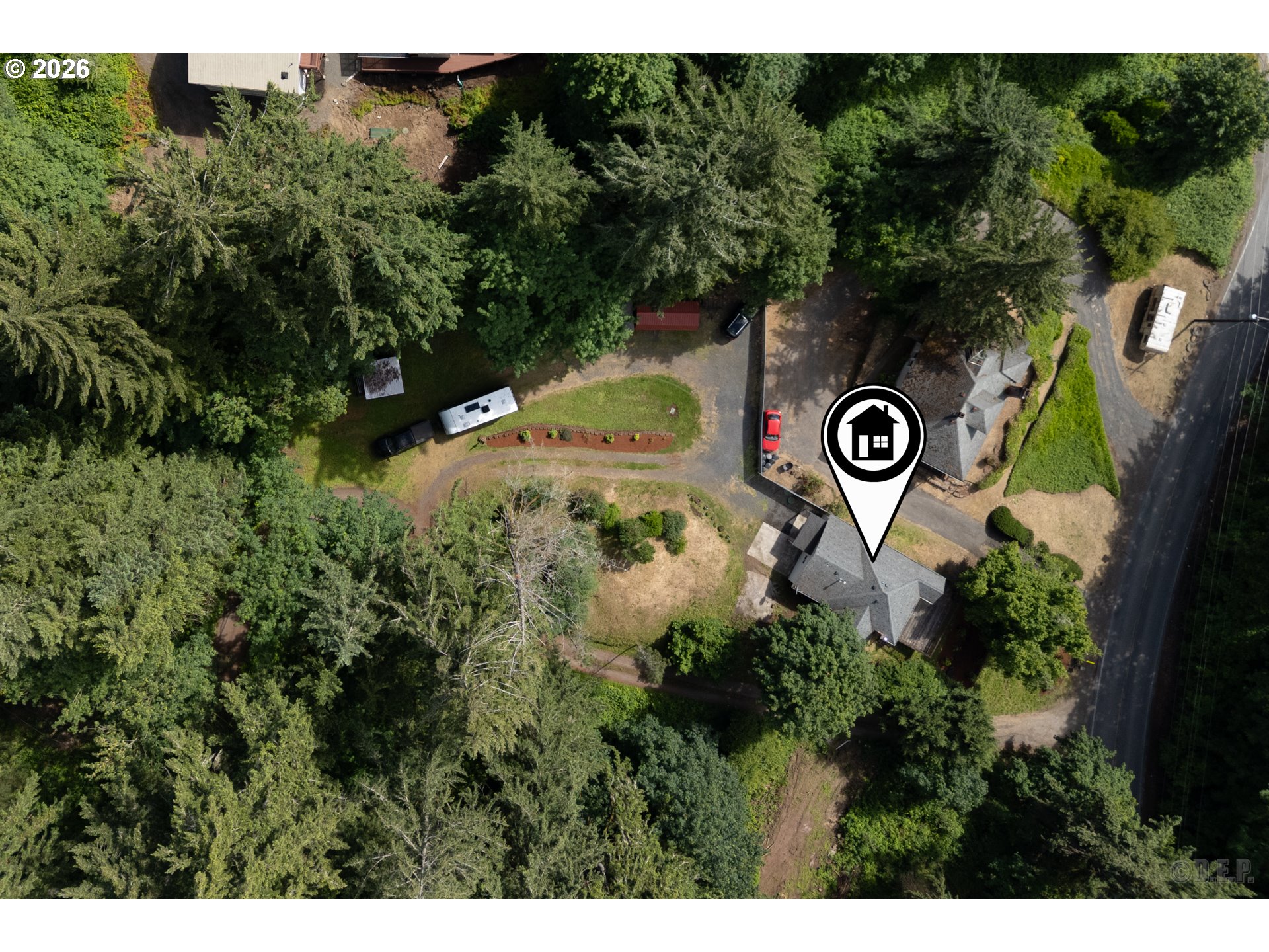 70373 Nicolai Road Rainier, OR 97048 - Photo 22 of 26 Drone View/UAV