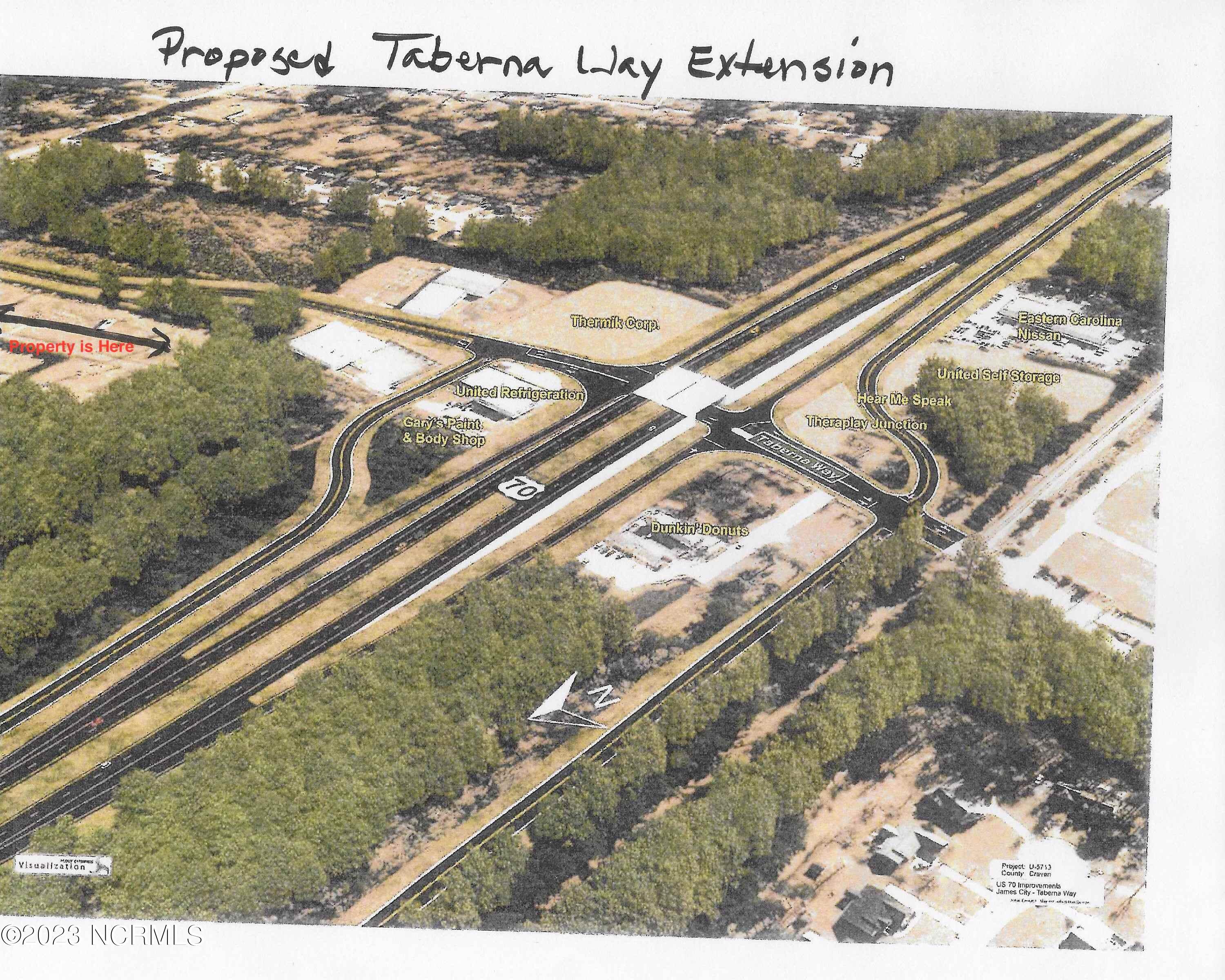 Proposed Taberna Way Extension