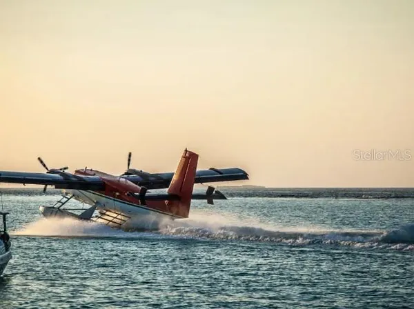 a view of city and ocean
