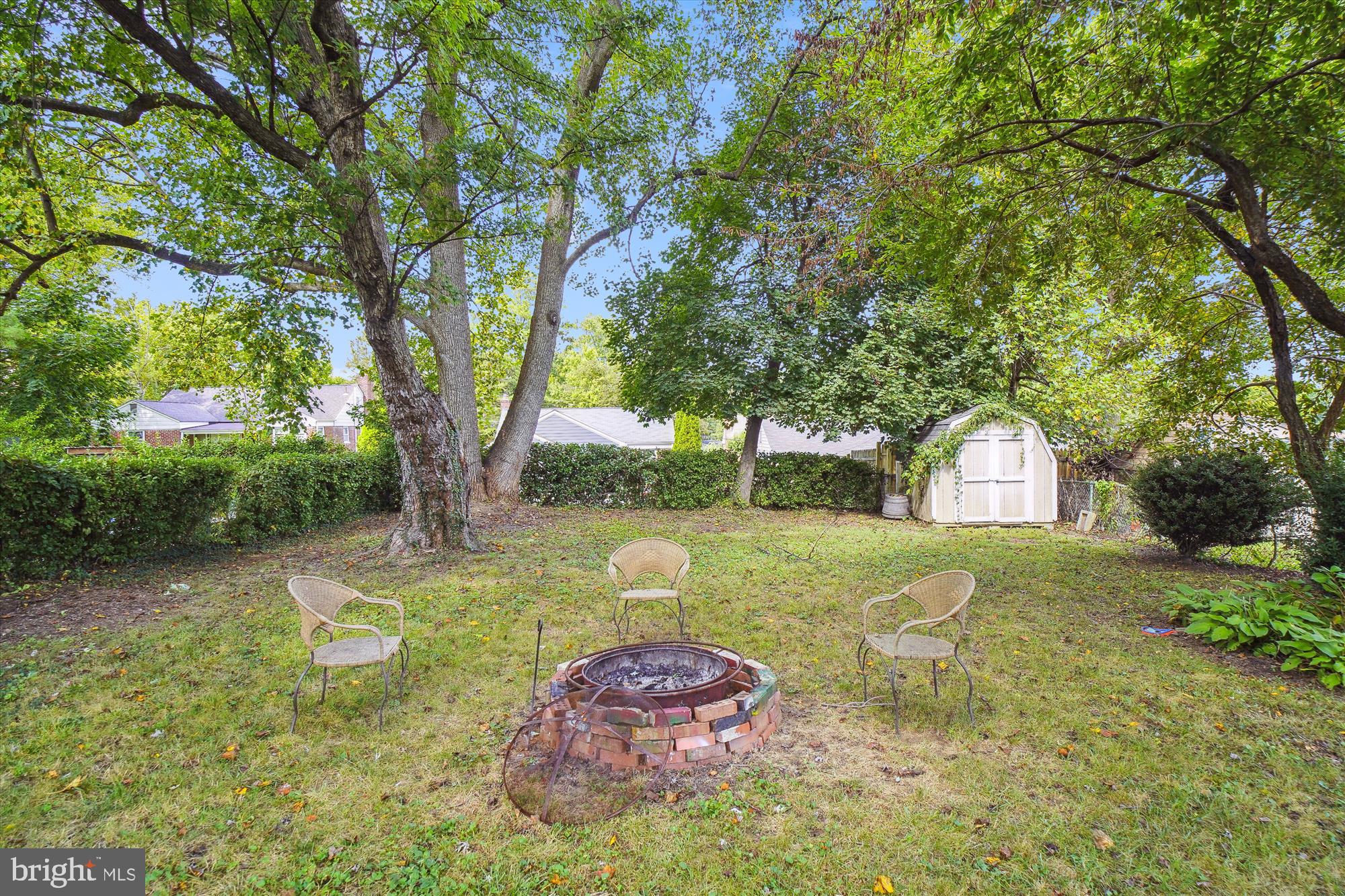 2307 Homestead Drive Silver Spring, MD 20902 - Photo 5 of 59 Back Yard with Firepit