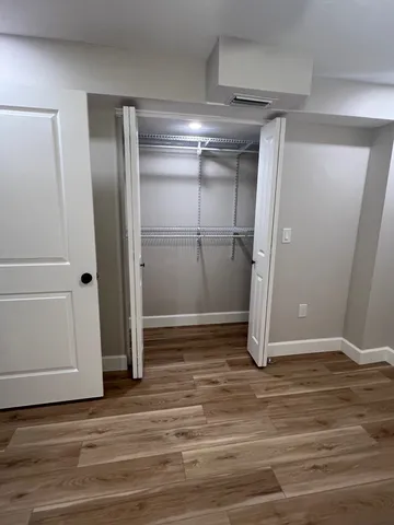 wooden floor in an empty room