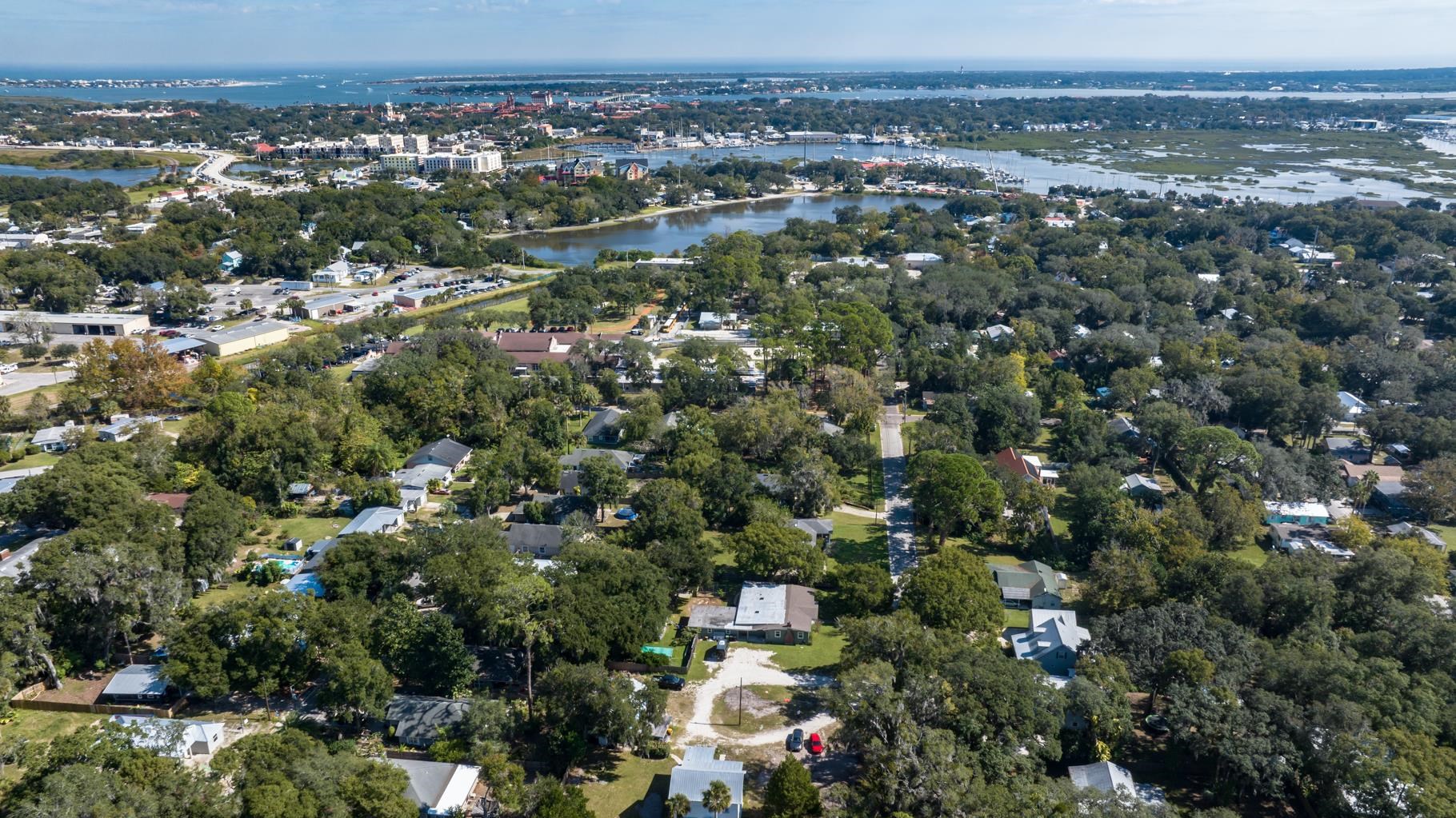 41 1/2 Madeore Street St. Augustine, FL 32084 - Photo 22 of 24 an aerial view of multiple house