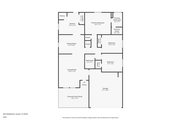 $1,700 | 5813 Wideleaf Drive, Austin, TX 78724