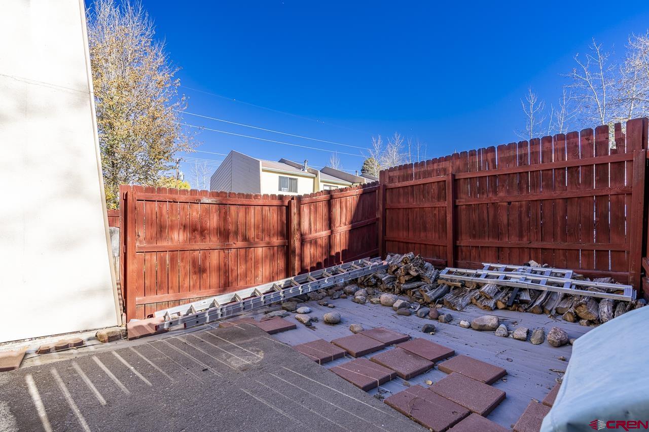 1900 Florida Road, Unit A6 Durango, CO 81301 - Photo 22 of 25 a view of a backyard with sitting area