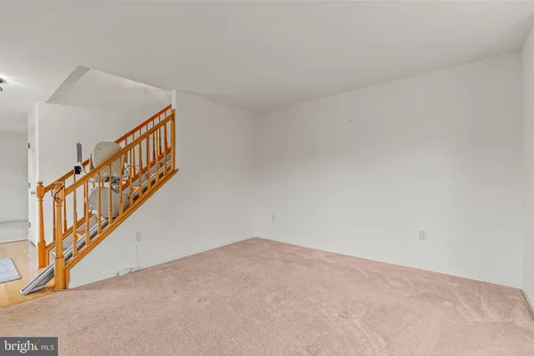 a view of an entryway with staircase