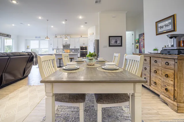 a living room with lots of furniture and a couch