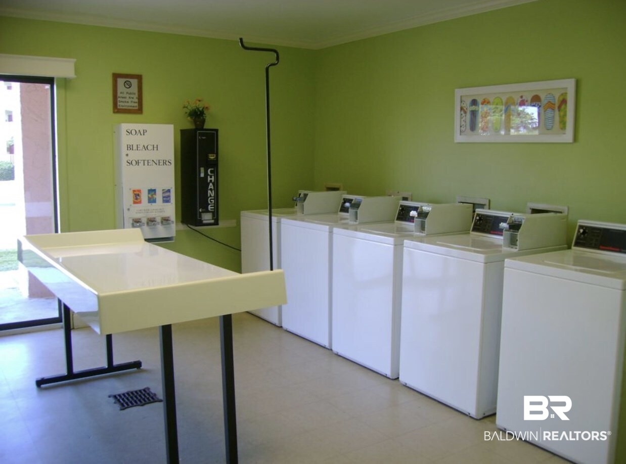 375 Plantation Road, Unit 5505 Gulf Shores, AL 36542 - Photo 15 of 22 On Site Laundry Facility