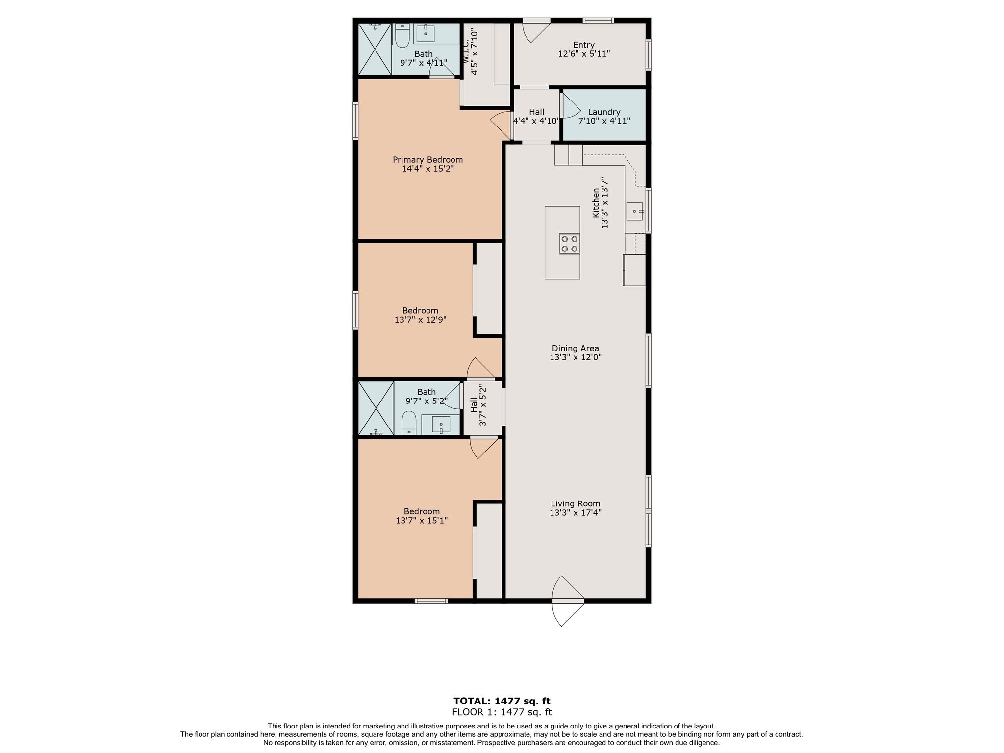 228 Lenox Street Houston, TX 77011 - Photo 16 of 16 a picture of floor plan