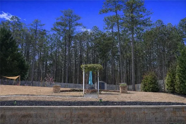 a house with trees in front of it