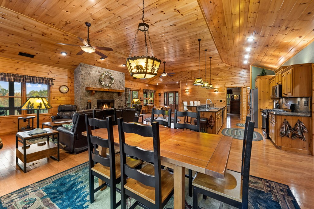 34 Smokey Ridge Lane Morganton, GA 30560 - Photo 7 of 47 a view of a swimming pool with seating area