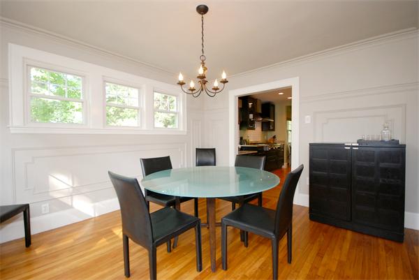 11 Westminster Road Newton, MA 02459 - Photo 8 of 26 a view of a dining room with furniture window and wooden floor