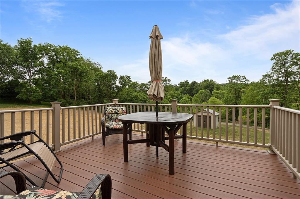 120-122 Green Brae Road Kittanning, PA 16201 - Photo 24 of 25 Each unit also offers a deck off of the Living Room on Main Level. Enjoy a tree-lined back yard for a peaceful & serene retreat after a long day's work.