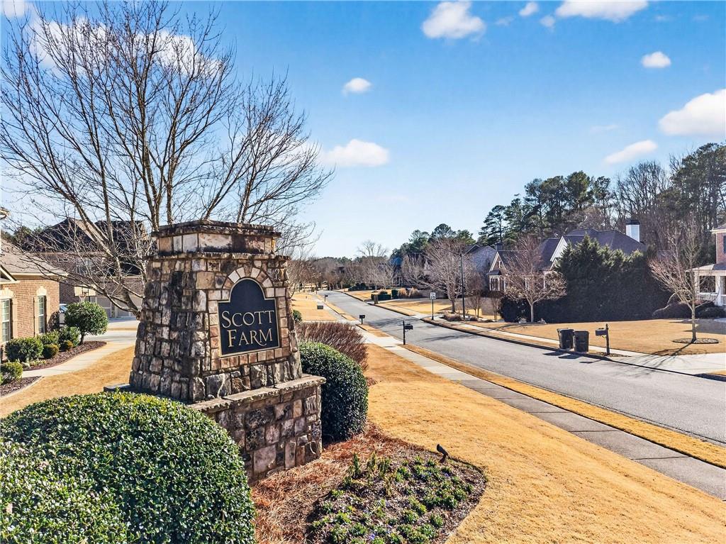 340 Scott Farm Drive Powder Springs, GA 30127 - Photo 55 of 59 a view of a yard in front of the house