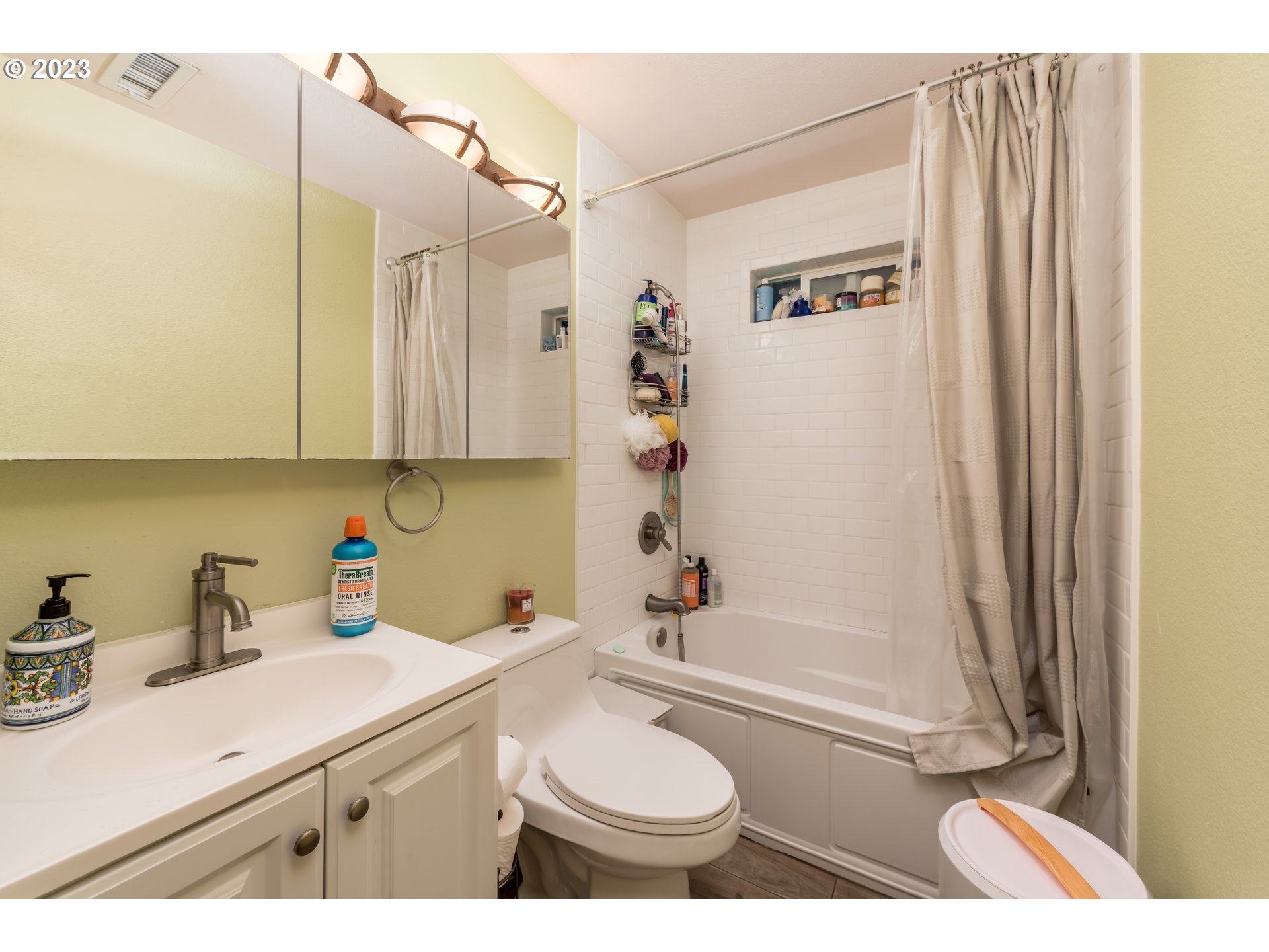 6428 Southwest 155th Avenue Beaverton, OR 97007 - Photo 14 of 24 a bathroom with a sink a toilet and shower