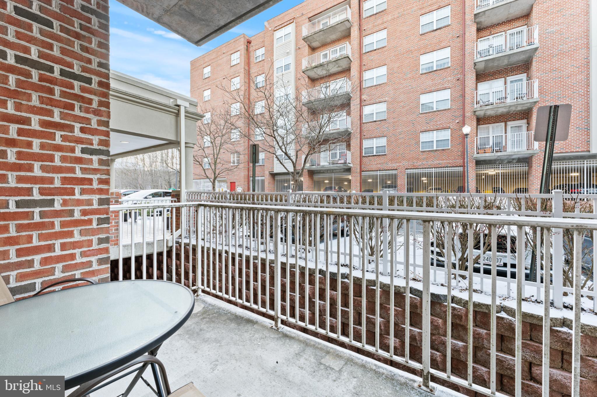 9510 Coyle Road, Unit 201 Owings Mills, MD 21117 - Photo 33 of 34 Charming balcony with urban views.