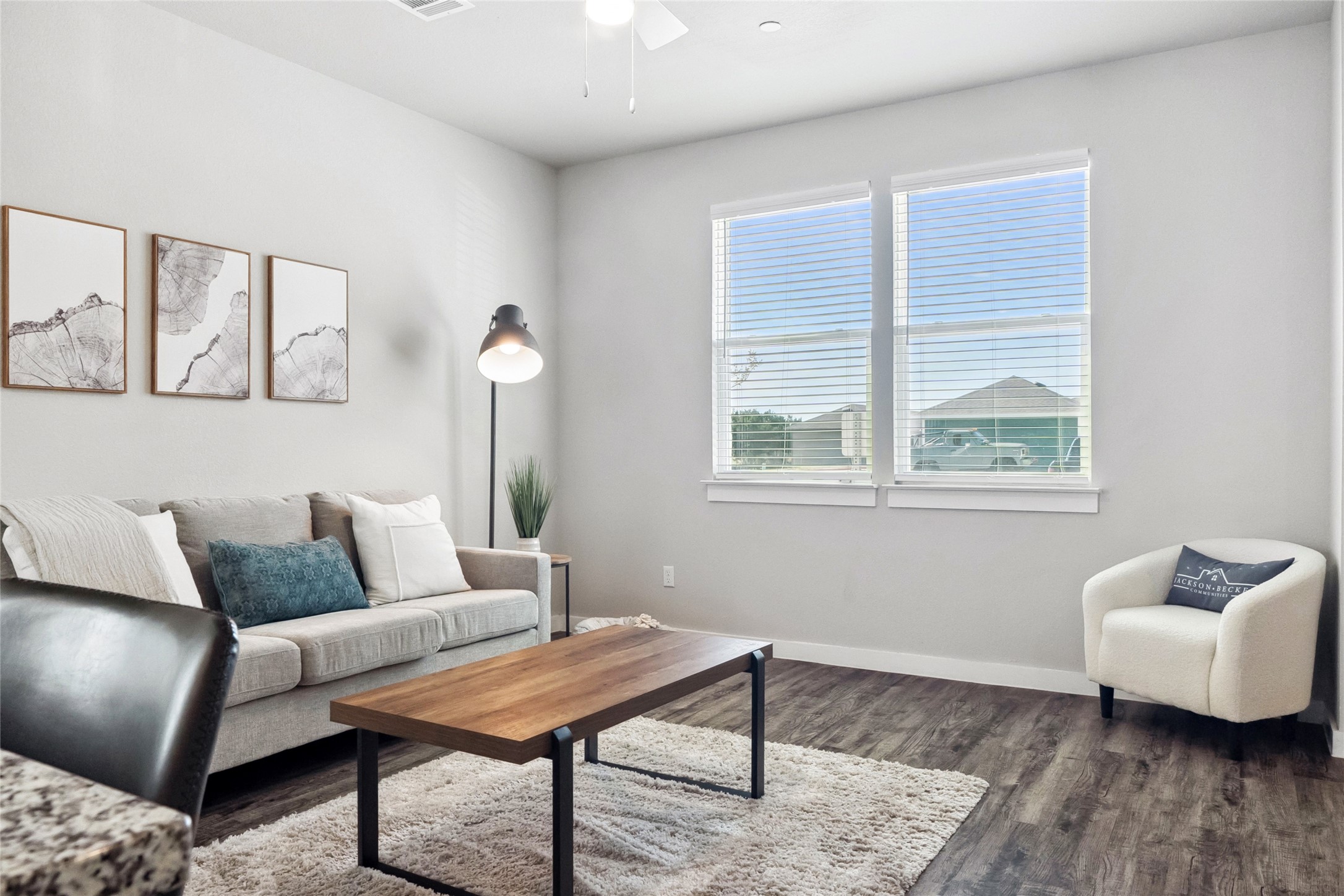 520 Powell Drive Leander, TX 78641 - Photo 19 of 32 a living room with furniture and a window