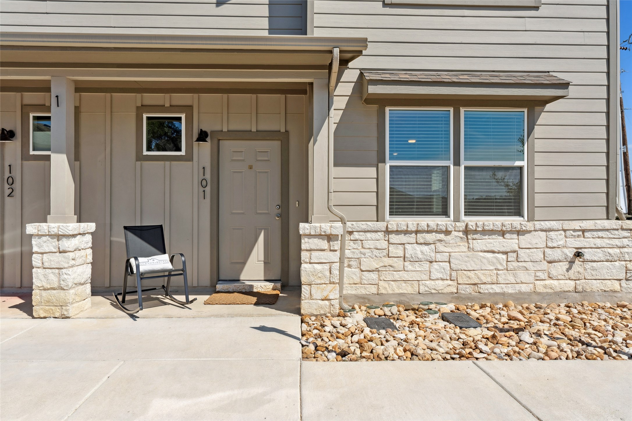 520 Powell Drive Leander, TX 78641 - Photo 31 of 32 a front view of a house with a garage