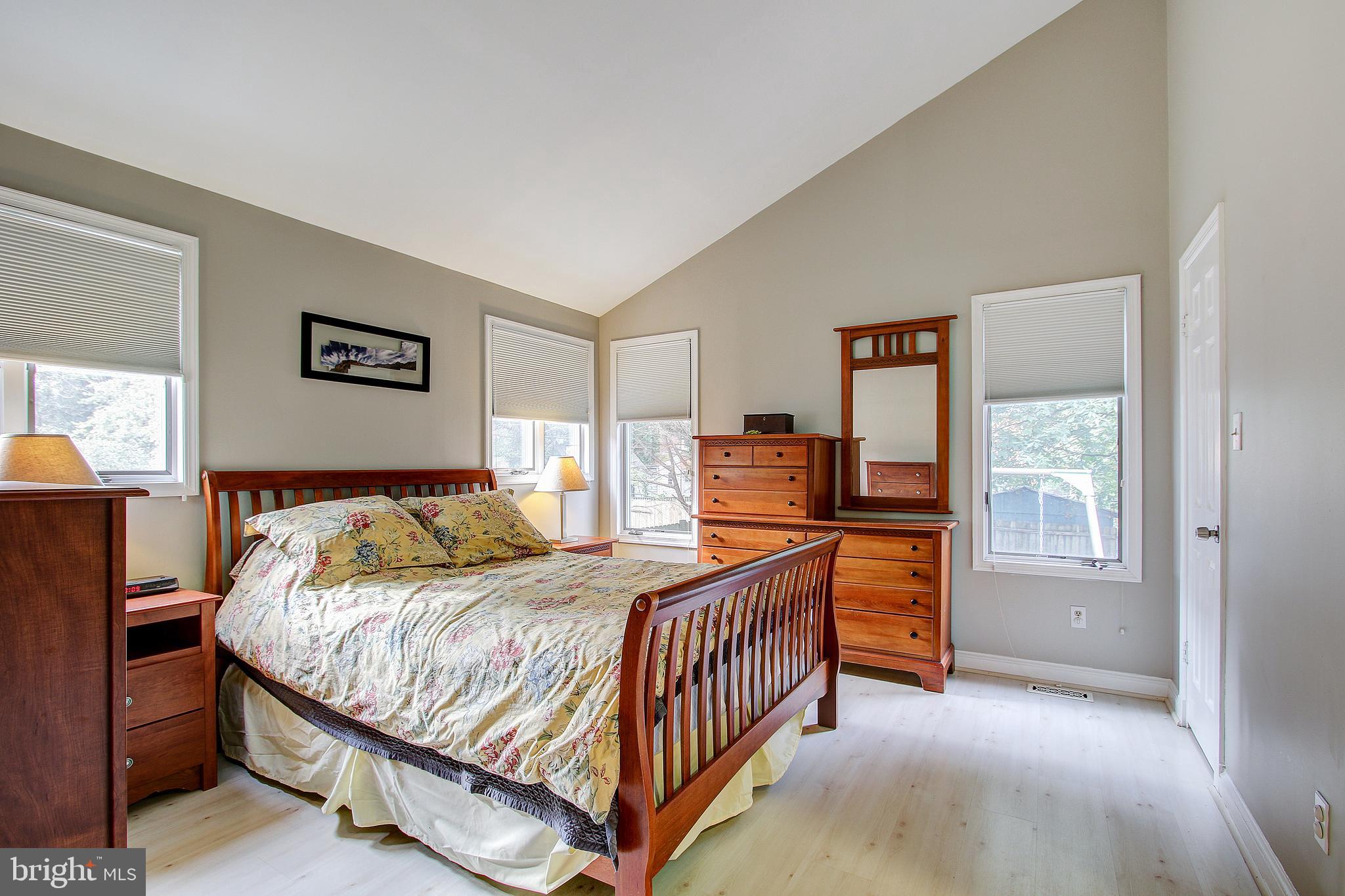 9124 Bradford Road Silver Spring, MD 20901 - Photo 8 of 25 Master bedroom with vaulted ceiling.