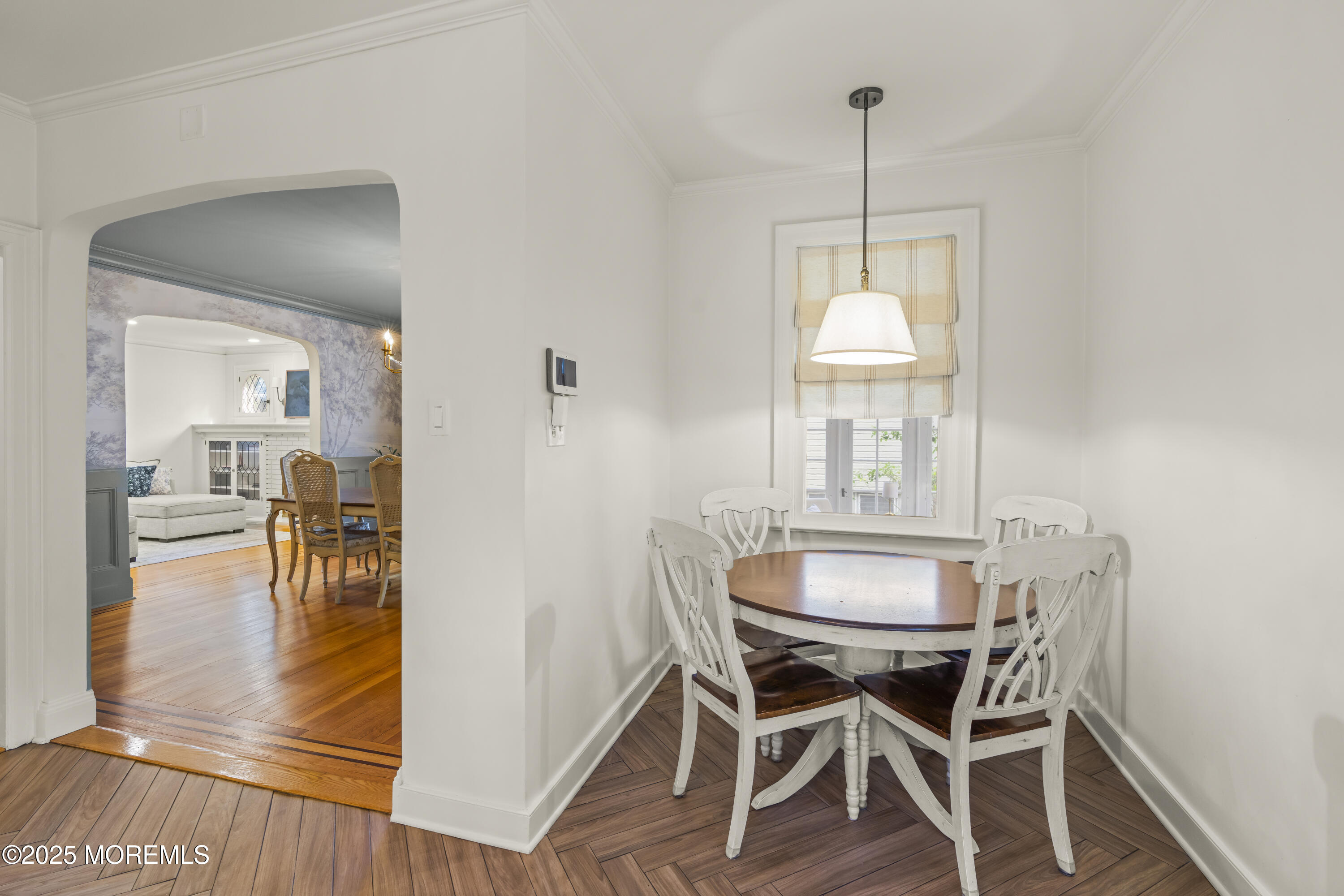 7 Fleming Terrace Maplewood, NJ 07040 - Photo 28 of 72 a dining room with furniture and wooden floor