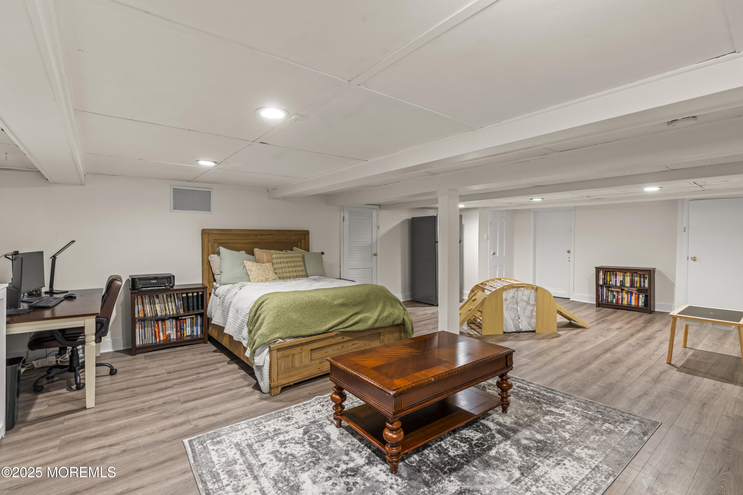 7 Fleming Terrace Maplewood, NJ 07040 - Photo 49 of 72 a bedroom with two beds and painted walls