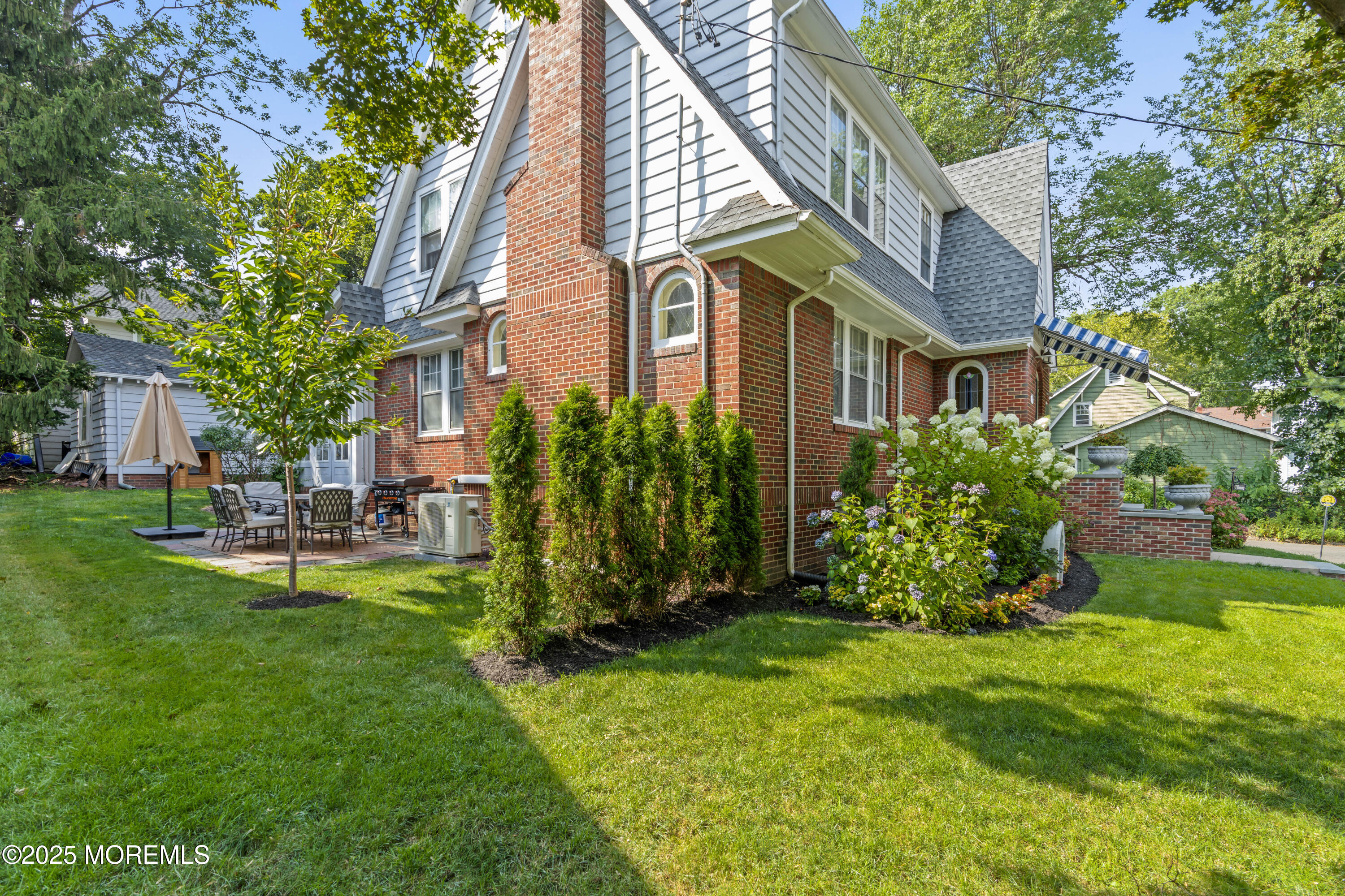 7 Fleming Terrace Maplewood, NJ 07040 - Photo 61 of 72 a view of backyard of house with green space