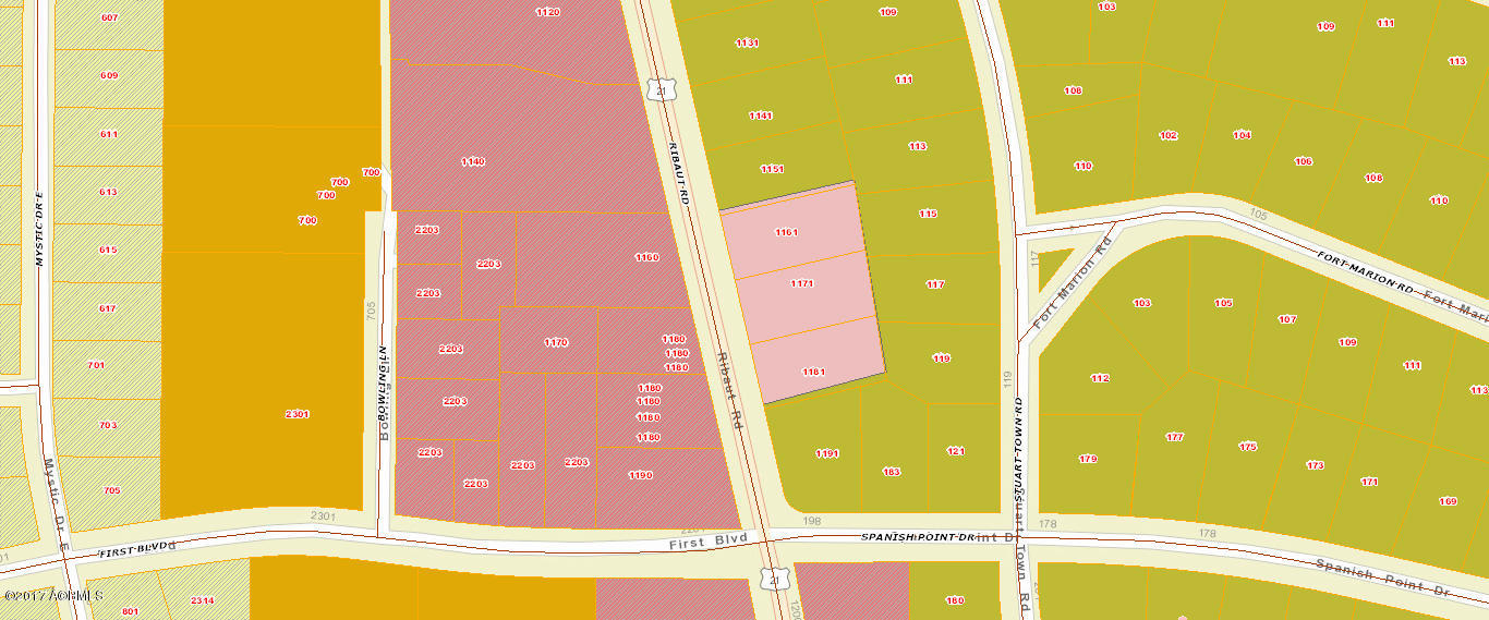 1161-1181 Ribaut Road Beaufort, SC 29902 - Photo 13 of 13 Zoning City of Bft Office Commercial