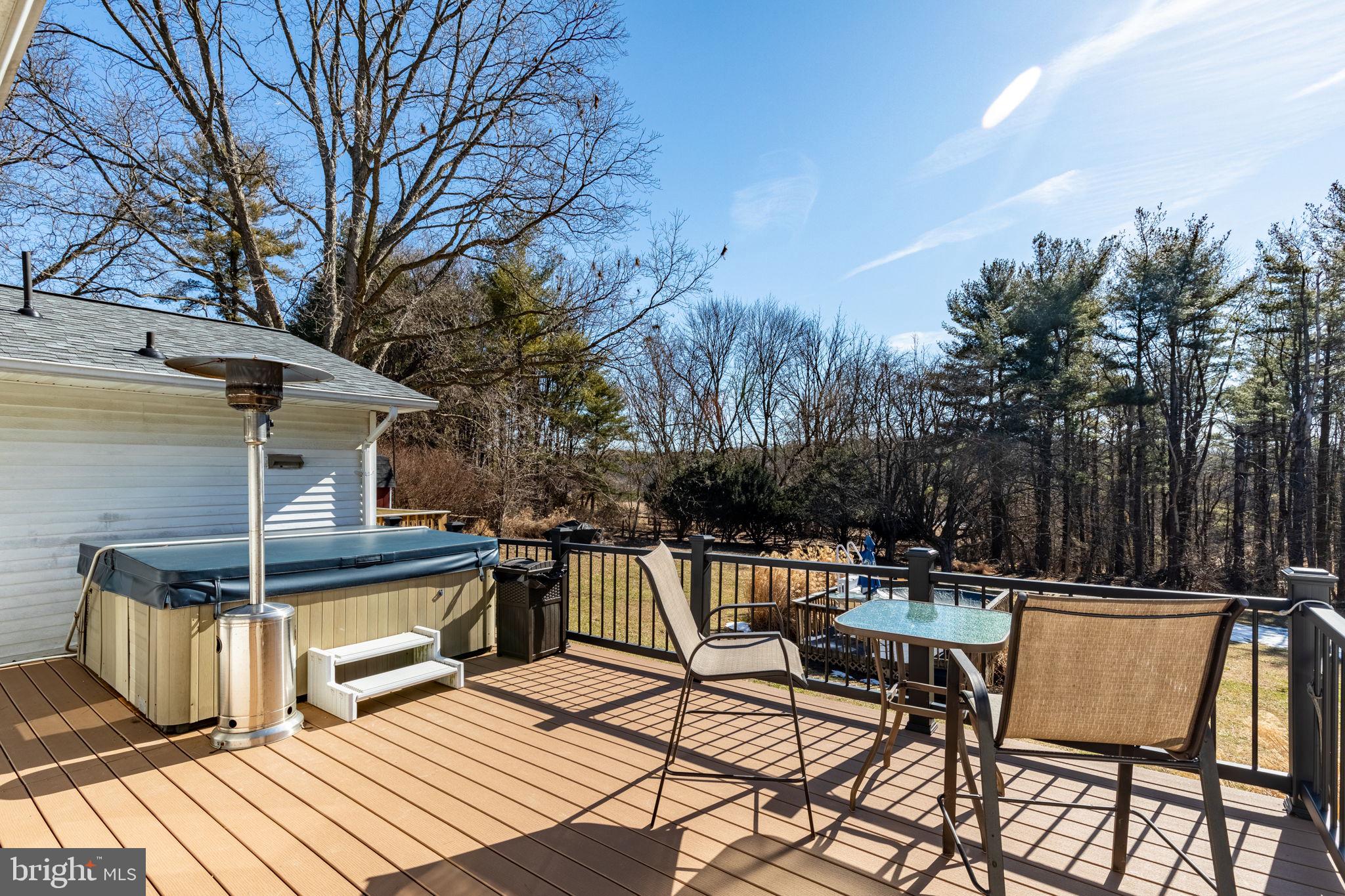 2641 Beckleysville Road Manchester, MD 21102 - Photo 15 of 56 Deck & Hot Tub