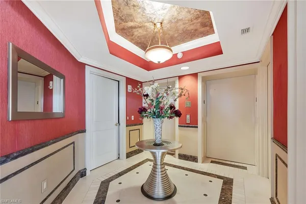 a room with furniture and a window