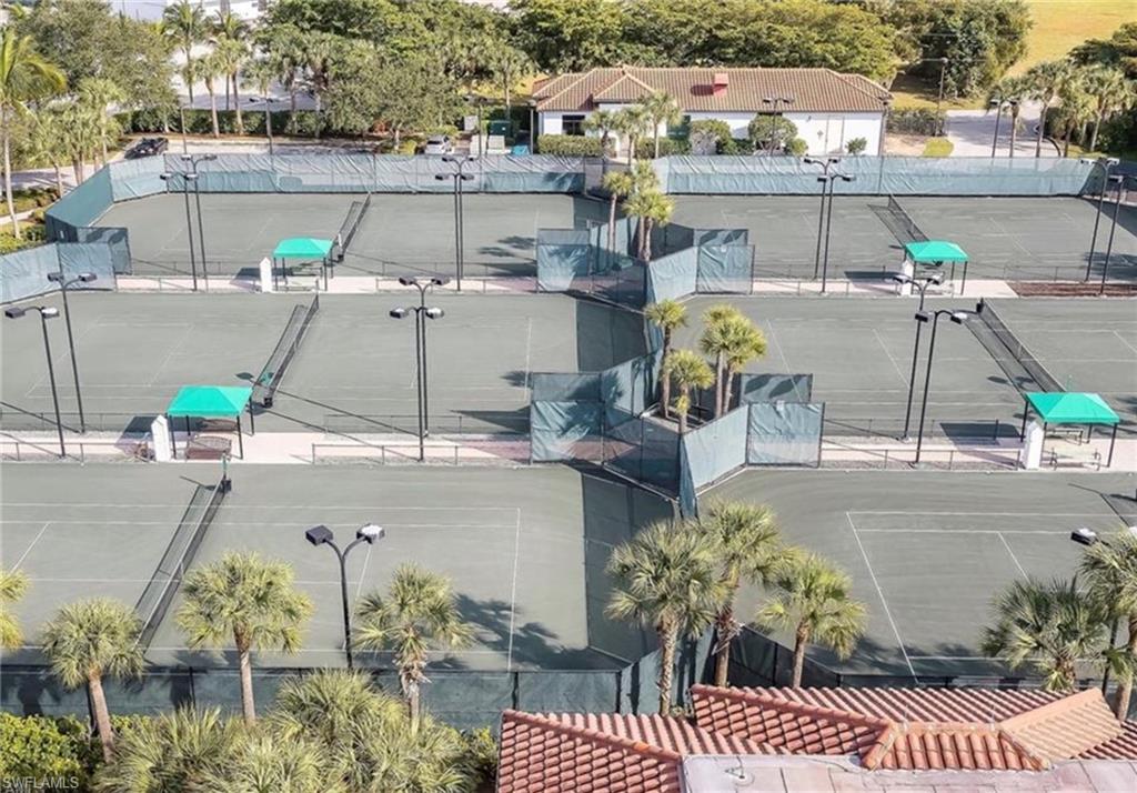 1490 5th Avenue South, Unit 200B Naples, FL 34102 - Photo 41 of 43 Tennis Courts with on-site Pro and pro shop