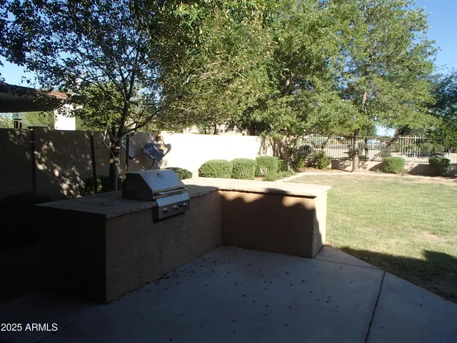 a view of a lake with an outdoor space