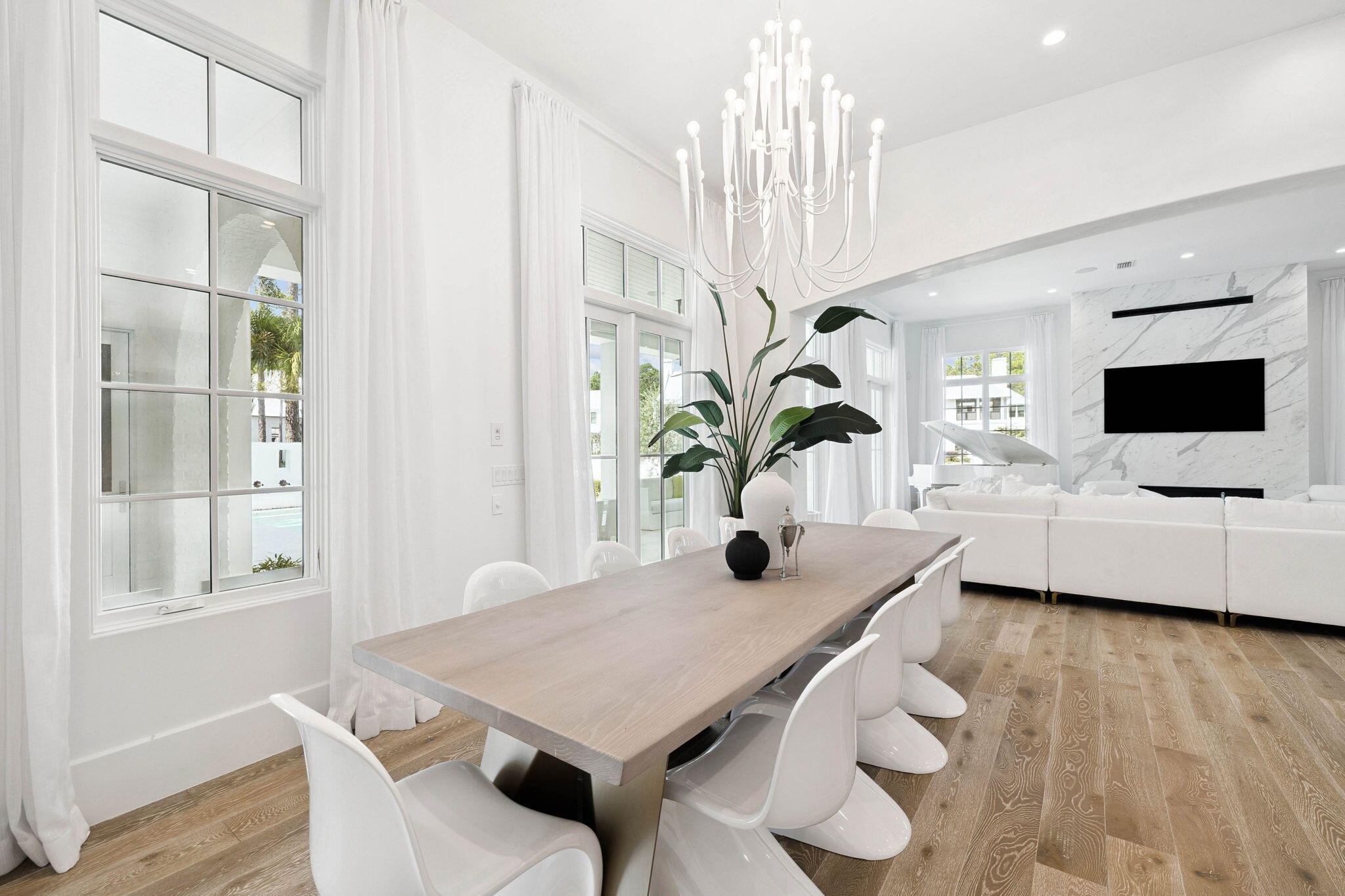 68 Perrin Santa Rosa Beach, FL 32459 - Photo 16 of 105 a view of a dining room with furniture and a window